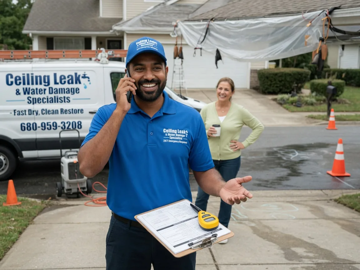 Ceiling Leak Cleanup New Vernon, NJ FAQs